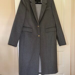 J. Crew Classic Gray Wool Coat